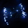 Изображение Гирлянда Конский хвост Мишура 1200 LED 20 нитей 2 м зеленая, белый Garlando D1200L2MGW ИМ Light-Deco 5 