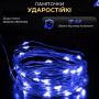 Изображение Гирлянда роса на пульте 100 метров на 1000 led светодиодов капля зеленый провод синяя 1000L100MGBL ИМ Light-Deco 3 