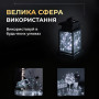 Изображение Светодиодная гирлянда Роса 5 метров на батарейках 50 led нить на белом проводе белая 50L5MWW ИМ Light-Deco 3 
