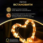 Изображение Гирлянда роса 10 метров USB на 100 led светодиодов капля белый провод желтая USB100L10MWY ИМ Light-Deco 1 