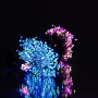 Изображение Гирлянда Конский хвост Мишура 1200 LED 20 нитей 2 м зеленая, мультиколор GarlandoPro D1200L2MGML ИМ Light-Deco 8 