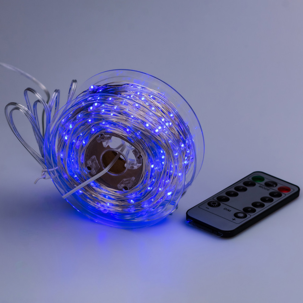 Изображение Гирлянда Роса Капля 50 метров 500 LED лампочек светодиодная гирлянда в катушке медный провод 8 функций + пульт ИМ Light-Deco 1 