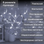 Изображение Гирлянда штора 3х0,9 м снежинка звезда на 145 LED лампочек светодиодная 10 шт Белый 1733067W ИМ Light-Deco 4 