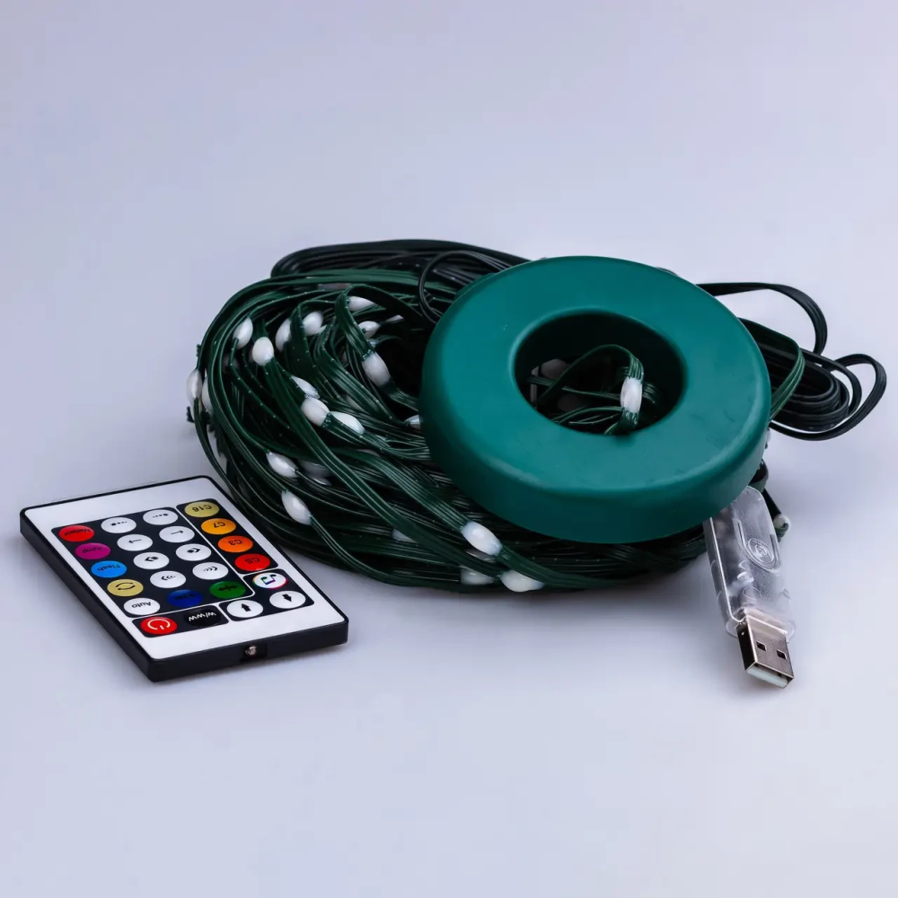 Зображення Умная гирлянда Smart 250 LED длина 2,5 м с управлением со смартфона зеленая, мультиколор 1733043GR ИМ Light-Deco 5 