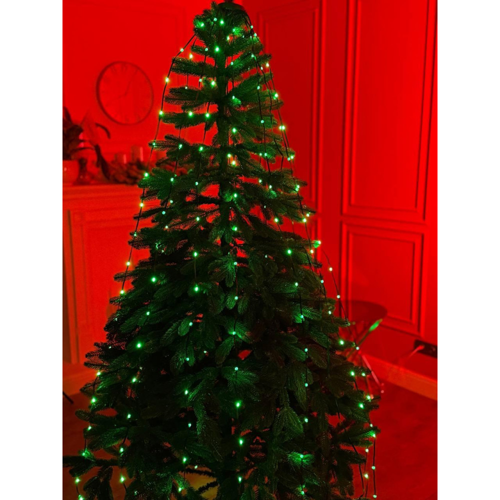 Зображення Умная гирлянда Smart 250 LED длина 2,5 м с управлением со смартфона зеленая, мультиколор 1733043GR ИМ Light-Deco 7 