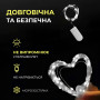 Изображение Светодиодная гирлянда Роса 3 метра на батарейках 30 led нить на зеленом проводе белая 30L3MGW ИМ Light-Deco 4 