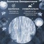 Изображение Гирлянда штора 3х2 м 144 LED светодиодная медный провод 16 нитей Белый ZWM2320LEDW ИМ Light-Deco 5 