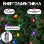 Изображение Гирлянда Конский хвост Мишура 1800 LED 20 нитей 3 м зеленая, мультиколор GarlandoPro D1800L3MGML ИМ Light-Deco 1 