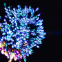 Изображение Гирлянда Конский хвост Мишура 640 LED 16 нитей 2 м зеленая, мультиколор GarlandoPro D640L2MGML ИМ Light-Deco 9 