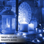 Изображение Гирлянда светодиодная конский хвост GarlandoPro 200LED Роса 2м 10 линий Синий 1733010BL ИМ Light-Deco 4 