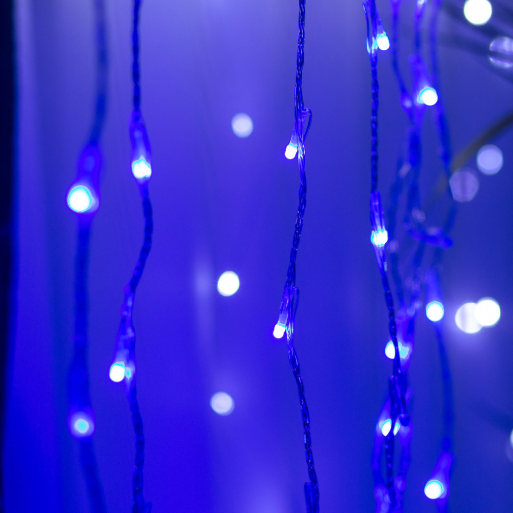 Изображение Гирлянда светодиодная GarlandoPro 270 LED Водопад 3х3 м 10 линий 8 режимов Синий 1733050BL ИМ Light-Deco 8 