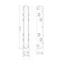 Зображення Короткий прямой коннектор Ardero LD3001 черный ИМ Light-Deco 1 