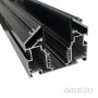 Зображення Шинопровод Ardero CABM1005 для натяжных потолков встроенный 3м черный ИМ Light-Deco 