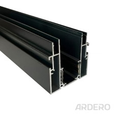 Шинопровід Ardero CABM1004 для натяжных потолков встроенный 2м чорний Шинопровід Ardero CABM1004 для натяжных потолков встроенный 2м чорний