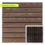Зображення Композитная плитка ДПК 300х600х23 мм SW-00003290 ИМ Light-Deco 4 