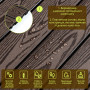 Зображення Композитная плитка ДПК 300х600х23 мм SW-00003291 ИМ Light-Deco 2 