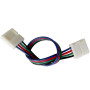 Изображение Конектор для свiтлодiодних стрiчок OEM SC-09-SWS-10-4 10mm RGB 2joints wire (дрiт-2 затискача) ИМ Light-Deco 