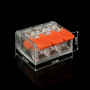 Зображення Клема швидкого монтажу WT-463 3 входа 32А 400В 0.14-4mm2 ИМ Light-Deco 1 