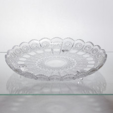Фруктовница стеклянная Bohemia Clasic 30 см фигурная Yiwu HP-34-48
