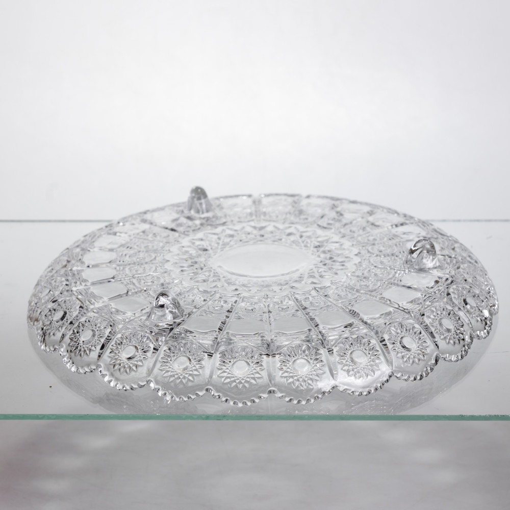 Изображение Фруктовница стеклянная Bohemia Clasic 30 см фигурная Yiwu HP-34-48 ИМ Light-Deco 3 