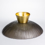 Изображение Фруктовница стеклянная «Gold & Grey» 34 см на золотой ножке Yiwu HP-34-119 ИМ Light-Deco 4 