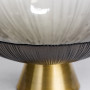 Изображение Фруктовница стеклянная «Gold & Grey» 34 см на золотой ножке Yiwu HP-34-119 ИМ Light-Deco 5 