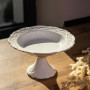 Изображение Фруктовница на ножке White Square 21.5 см, фарфоровая круглая Yiwu 120-YH-HG056 ИМ Light-Deco 1 
