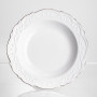 Изображение Фруктовница на ножке White Square 21.5 см, фарфоровая круглая Yiwu 120-YH-HG056 ИМ Light-Deco 3 