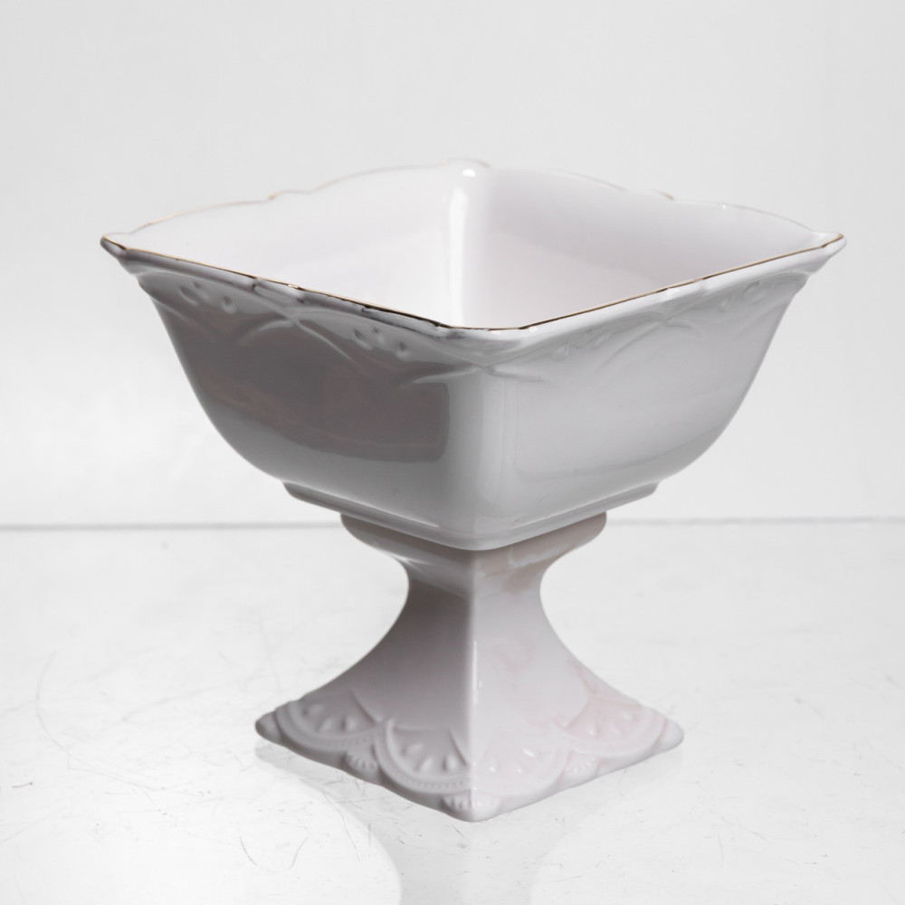 Изображение Конфетница фарфоровая Pearl 12,5*12,5 см Yiwu 120-YH-HG055 ИМ Light-Deco 2 