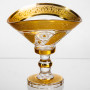 Изображение Конфетница стеклянная Bogema Gold 15 см Yiwu HP-34-134 ИМ Light-Deco 