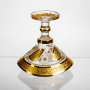 Изображение Конфетница стеклянная Bogema Gold 15 см Yiwu HP-34-134 ИМ Light-Deco 4 