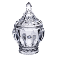 Сахарница с крышкой Ø8.5 см ваза сахарница круглая стеклянная HP-4-107