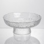 Изображение Фруктовница на ножке Ice Textured 20 см с ледяной текстурой стекла Yiwu HP-34-89 ИМ Light-Deco 