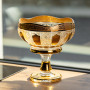 Изображение Ваза для фруктов стеклянная Bohemia Gold 26 см Yiwu HP-34-137 ИМ Light-Deco 1 
