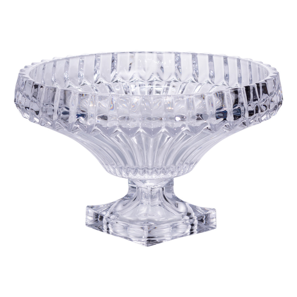 Изображение Фруктовница стеклянная на ножке Ø29 (см) Прозрачный HP-19-139RB ИМ Light-Deco 