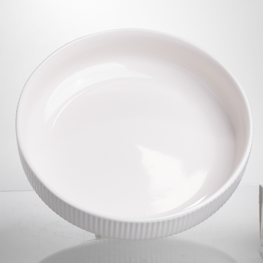 Изображение Фруктовница фарфоровая на золотой ножке 30 см Yiwu LB-1585B ИМ Light-Deco 2 
