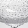 Изображение Фруктовница на ножке стеклянная Queen Lace 32 см под хрусталь Yiwu HP-34-47 ИМ Light-Deco 6 