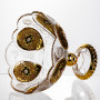 Изображение Ваза для фруктов стеклянная Gold Glass 22 см Yiwu HP-34-140 ИМ Light-Deco 4 