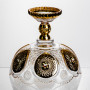 Изображение Ваза для фруктов стеклянная Gold Glass 22 см Yiwu HP-34-140 ИМ Light-Deco 5 
