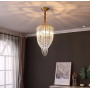 Зображення Підвісний світильник Flow Light у золотому каркасі ИМ Light-Deco 7 