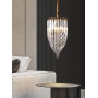 Зображення Підвісний світильник Flow Light у золотому каркасі ИМ Light-Deco 14 