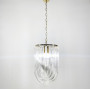 Зображення Підвісний світильник Flow Light у золотому каркасі ИМ Light-Deco 2 