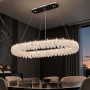Зображення Люстра світлодіодна кришталева VALESO 33038/800×380 хром ИМ Light-Deco 2 