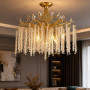 Зображення Люстра підвісна кришталева VALESO 1113/600 золотий на 9 ламп E14 ИМ Light-Deco 