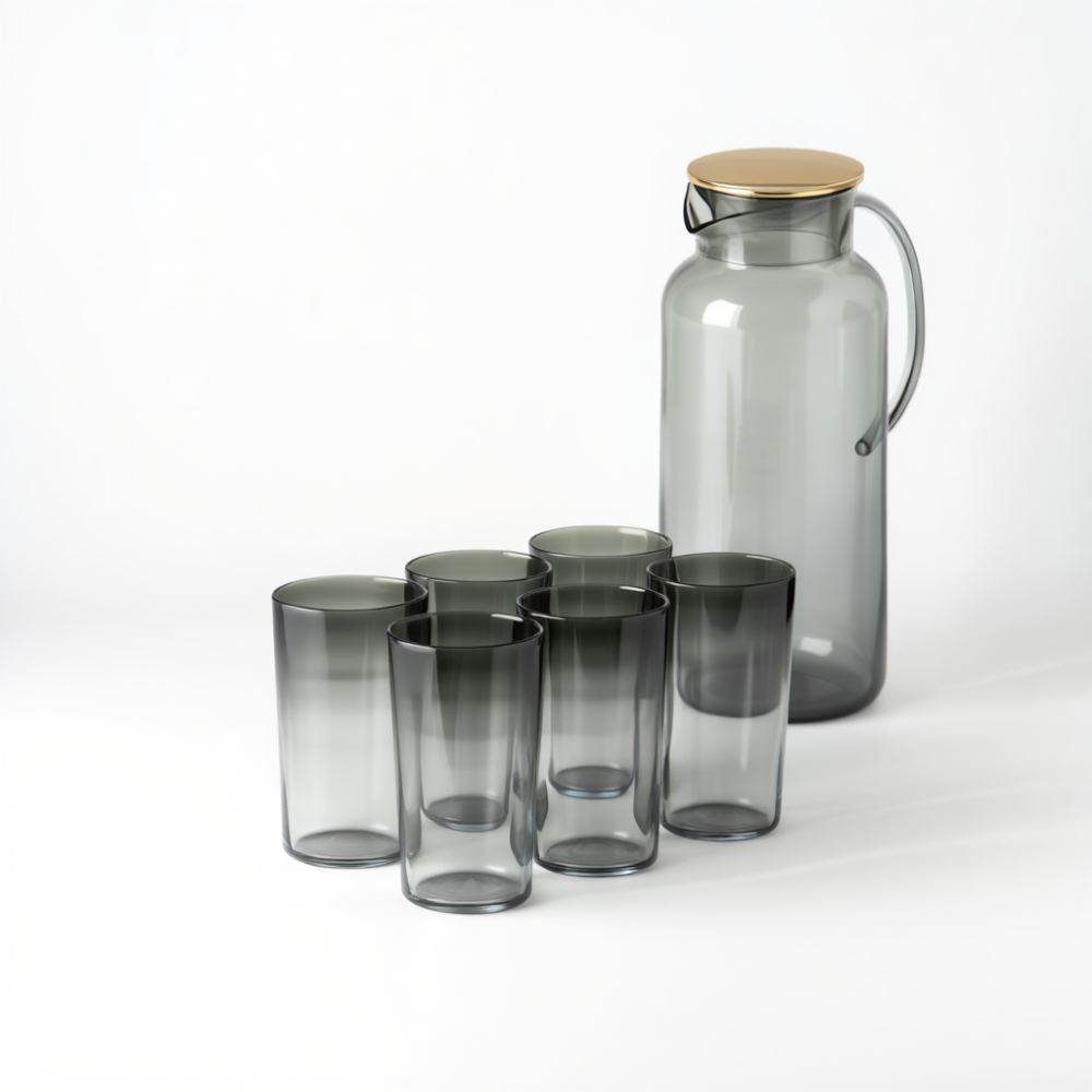 Зображення Кувшин для напитков в комплекте со стаканами 7 предметов HP-19-FX7 ИМ Light-Deco 