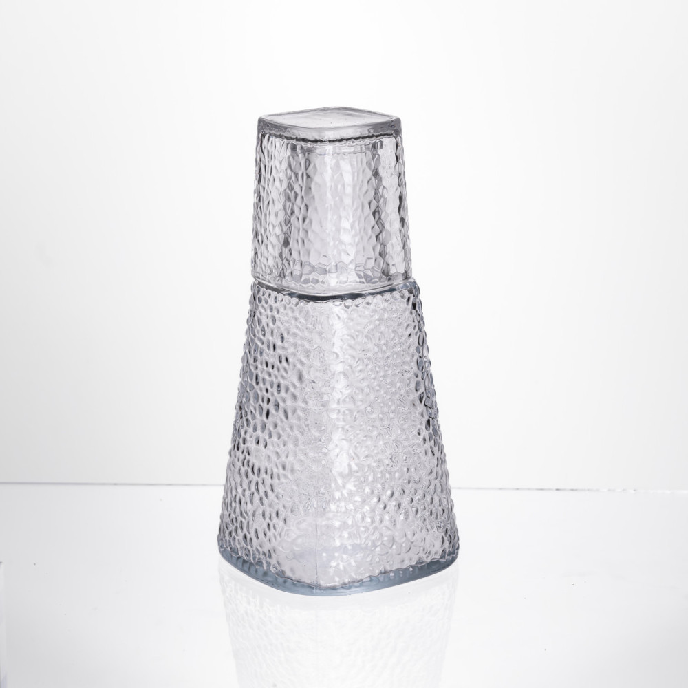Изображение Кувшин 1 литр со стаканом 1 шт по 200 мл Прозрачный HP-19-PYF-3 ИМ Light-Deco 2 