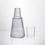 Изображение Кувшин 1 литр со стаканом 1 шт по 200 мл Прозрачный HP-19-PYF-3 ИМ Light-Deco 