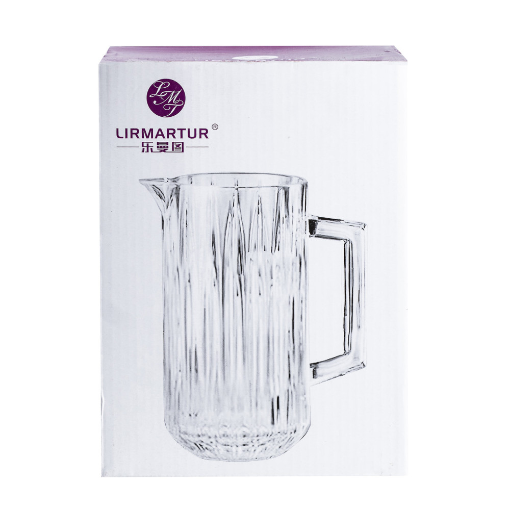 Изображение Кувшин для напитков 1.2 л с толстого стекла янтарный HP524 ИМ Light-Deco 3 