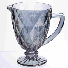 Глек для напитков Fractal стеклянный 1 литр HP-19-267 кувшин для лимонада прозрачный
