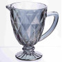 Изображение Глек для напитков Fractal стеклянный 1 литр HP-19-267 кувшин для лимонада прозрачный ИМ Light-Deco 